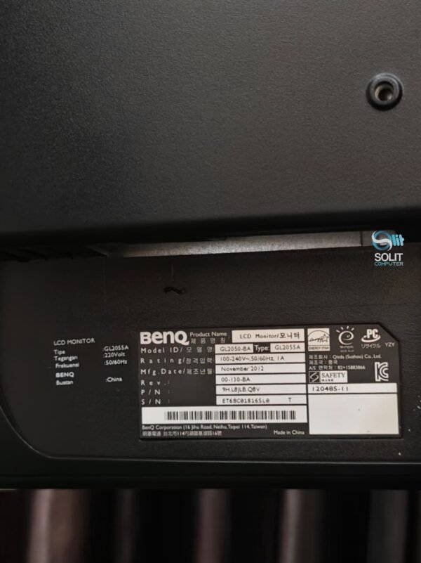 Monitor BenQ GL2055A - 19,5 Inch TN 60Hz