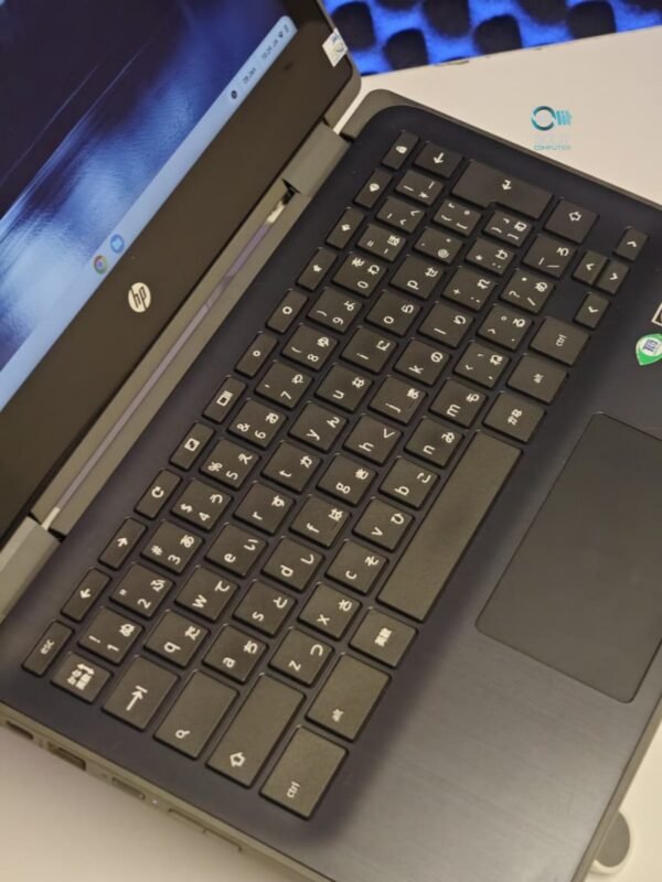 HP Chromebook x360 11 G3 Touchscreen Flip | Laptop Edukasi Praktis Second Rasa Baru